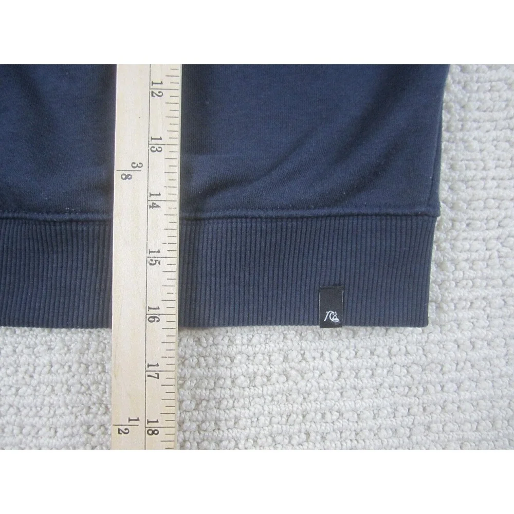 Quiksilver Jacket Boys 4 Blue Zip Up Sweater Hoodie Fleece Long Sleeve Outerwear
